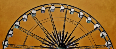 Ferris Wheel at VA Waterfront Cape Townの写真素材