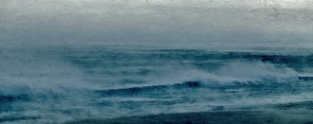 Stormy morning at the Sea