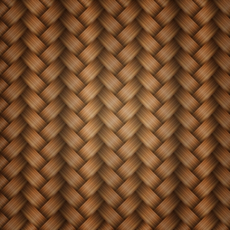 Seamless tiling wicker texture, vectorのイラスト素材
