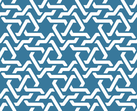 Seamless geometric tiling patterns. Inspired by old ottoman and arabian girihのイラスト素材