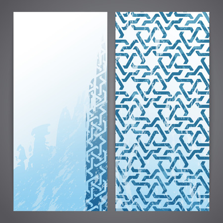 Flayers with arabesque decor - girihのイラスト素材