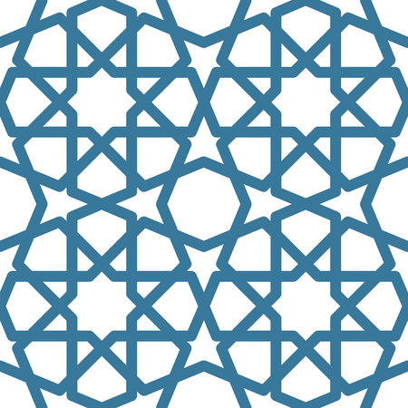Seamless geometric girih pattern. Inspired by old ornamentsのイラスト素材