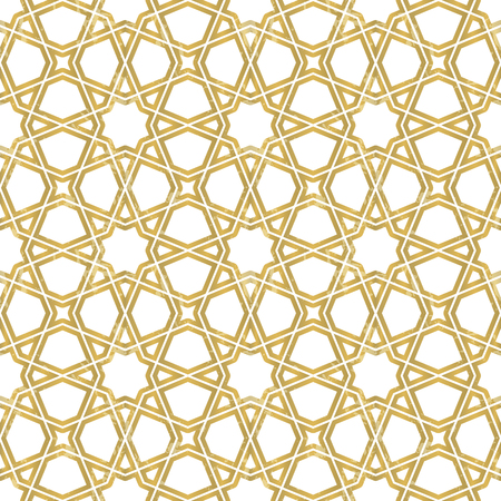 Seamless geometric girih pattern. Inspired by old ornamentsのイラスト素材