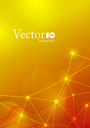 Abstract geometric solar plexus background with place for textのイラスト素材