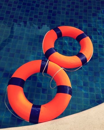 lifebuoy at pool