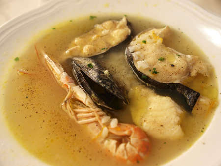 fish soupの写真素材