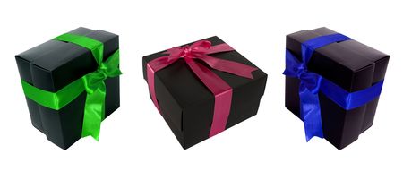 Colorful gift boxesの写真素材