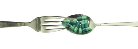Cutlery on each other