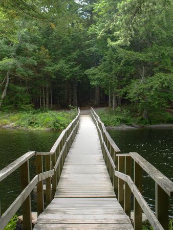 Bridge to Trailの写真素材