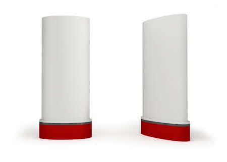Blank advertising panel. 3d renderingの写真素材
