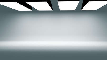 Spotlight background - studio photo - 3d render