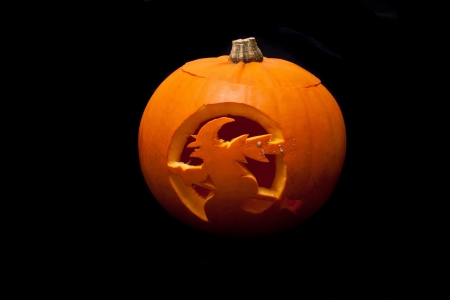 Halloween pumpkin lantern.の写真素材