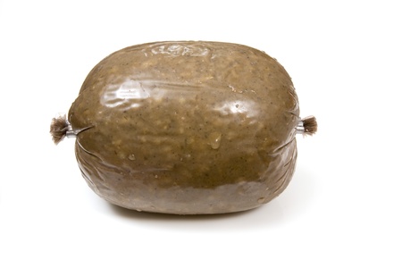 Haggis isolated on a white studio background.の写真素材