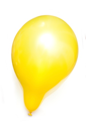 Baloon isolated on a white studio background.の写真素材