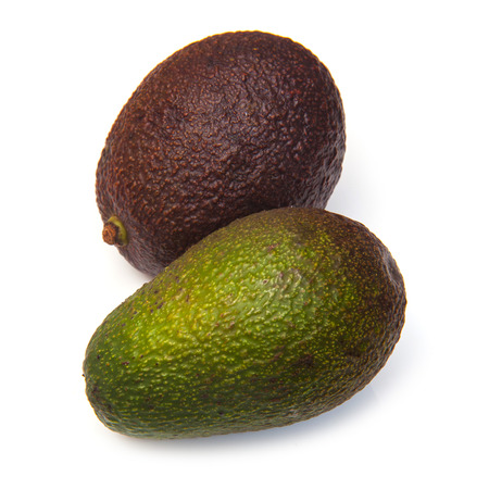 Avacado's isolated on a white studio background.の写真素材