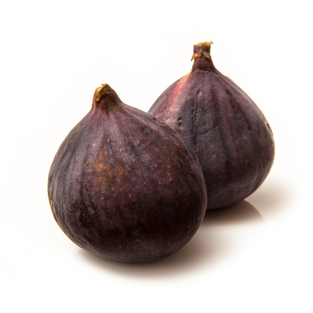Fresh turkish figs isolated on a white studio background.の写真素材