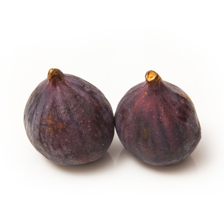 Fresh turkish figs isolated on a white studio background.の写真素材