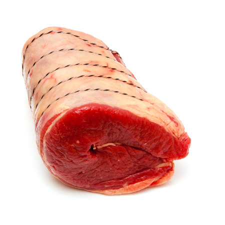 British beef brisket isolated on a white studio background.の写真素材