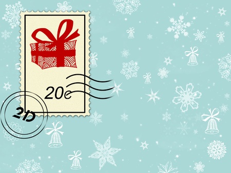 THE CHRISTMAS CONGRATULATING LETTERの写真素材