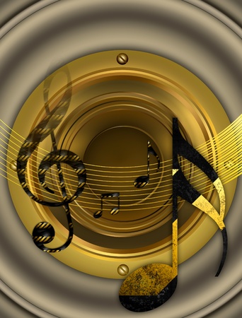 MUSICAL BACKGROUNDの写真素材