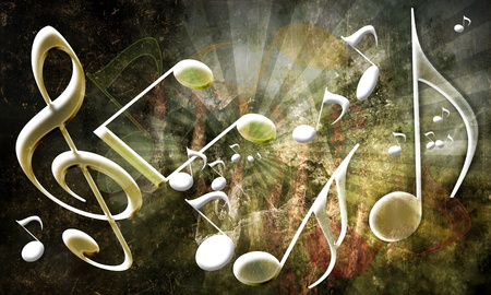 MUSICAL GRUNGE  BACKGROUNDの写真素材