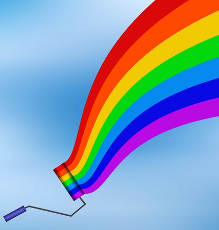 RAINBOW PAINTSの写真素材