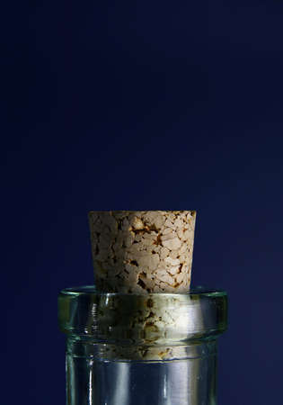 Cork on a bottleの写真素材