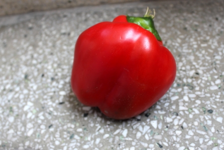 Red Sweet pepperの写真素材