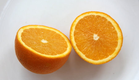 Malta, Citrus sinensis, a popular fruit grown in Foothills of NW Himalayas with globose orange fruit with orange-yellow pulp, sweet and deliciousの写真素材