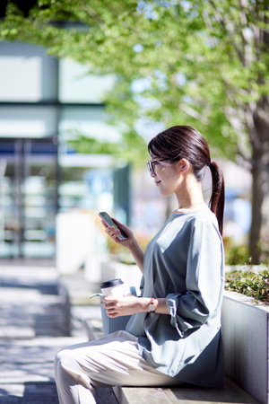 Japanese businesswomanの写真素材