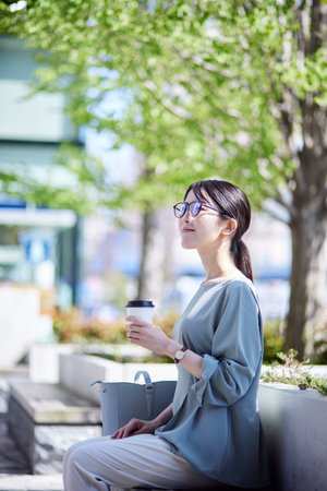 Japanese businesswomanの写真素材