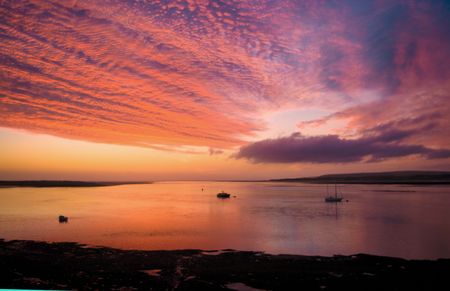 Red Skyの写真素材