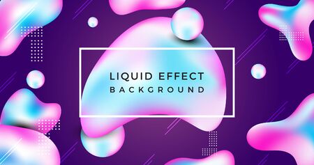 liquid abstract background templateのイラスト素材
