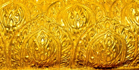 Native art carved on the wall in the temple の写真素材