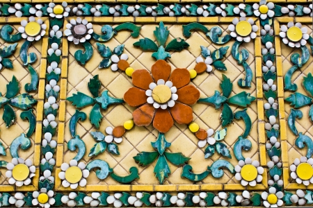 Abstract ceramic wall backgroundのeditorial素材