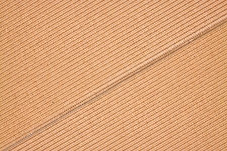 Gap in corrugated cardboard for backgroundの写真素材