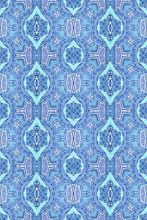 Vintage traditional Thai style art painting on temple のeditorial素材