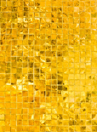 Gold tile backgroundの写真素材