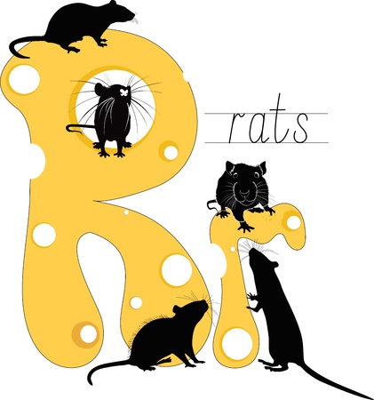 letter of the alphabet in picturesのイラスト素材