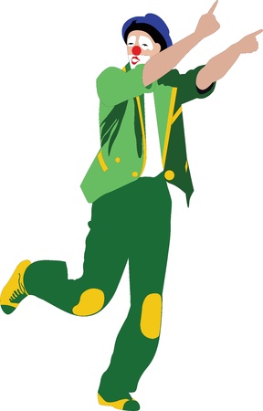 merry clownのイラスト素材