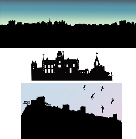 architectural buildingのイラスト素材