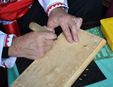 Wood Carvingのeditorial素材