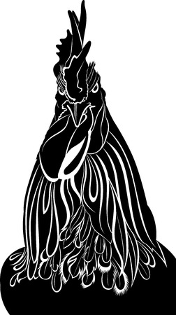 Cock birdのイラスト素材