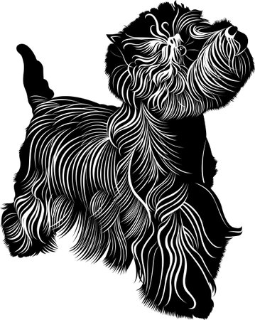 West Highland White Terrierのイラスト素材