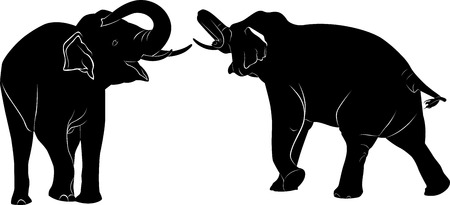 elephantsのイラスト素材