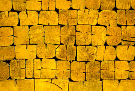background of square wooden barsの写真素材