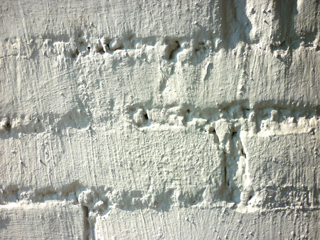 White brick wall or backgroundの写真素材