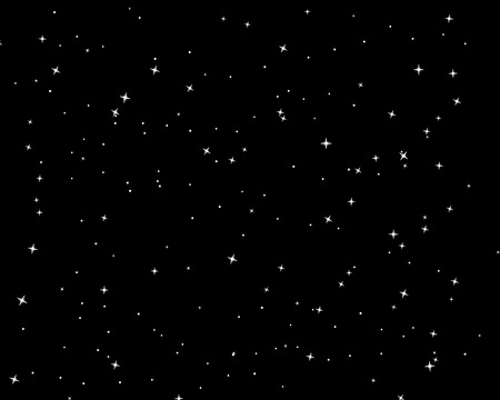 Starry sky background. Flat vector on plain background.のイラスト素材