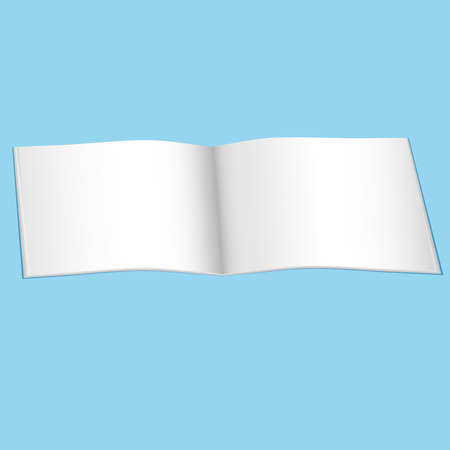 album for drawing vector illustration blue backgroundのイラスト素材