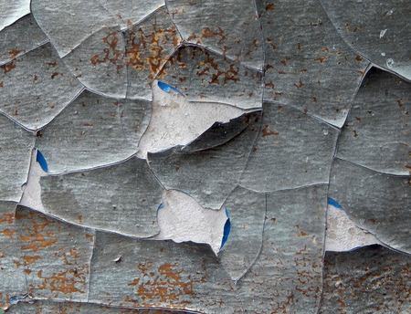 old wall stucco with scratches and cracks. Textured background.の写真素材